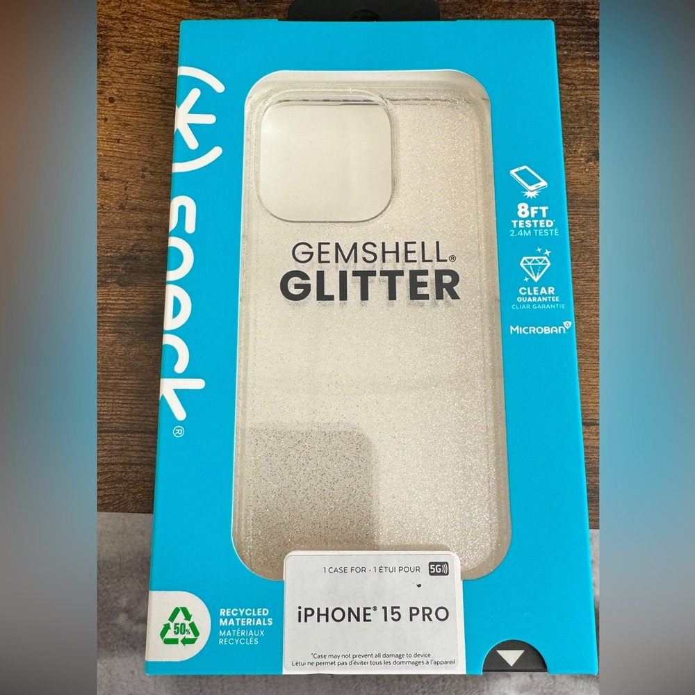 Gemshell Glitter Speck IPhone 15 Pro Case